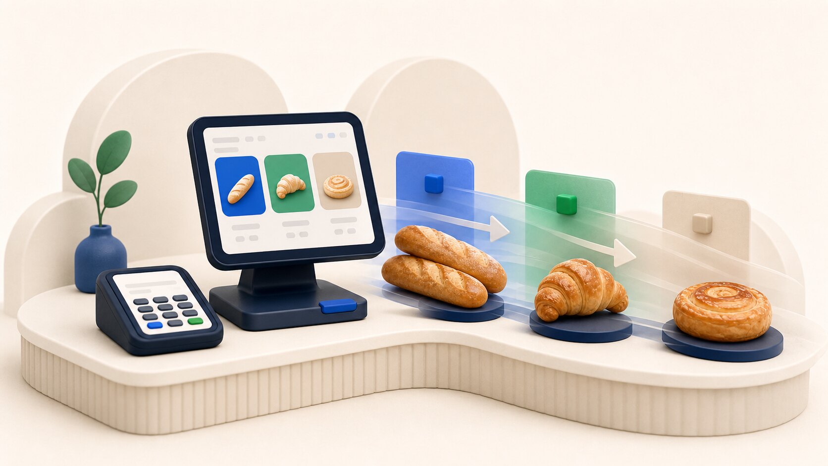 Caisse pour boulangerie